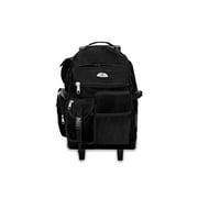 Everest Deluxe Backpack On Wheels 5045WH 13.5"x 18.5"x 7" Black