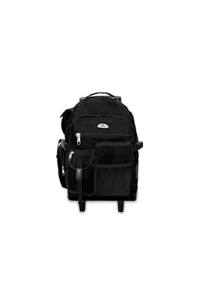 Deluxe Backpack On Wheels 5045WH 13.5"x 18.5"x 7" Black