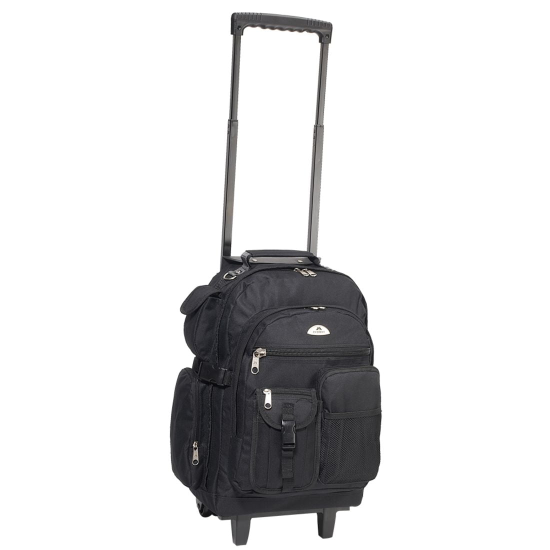 Everest Deluxe Wheeled Backpack - Black - Walmart.com