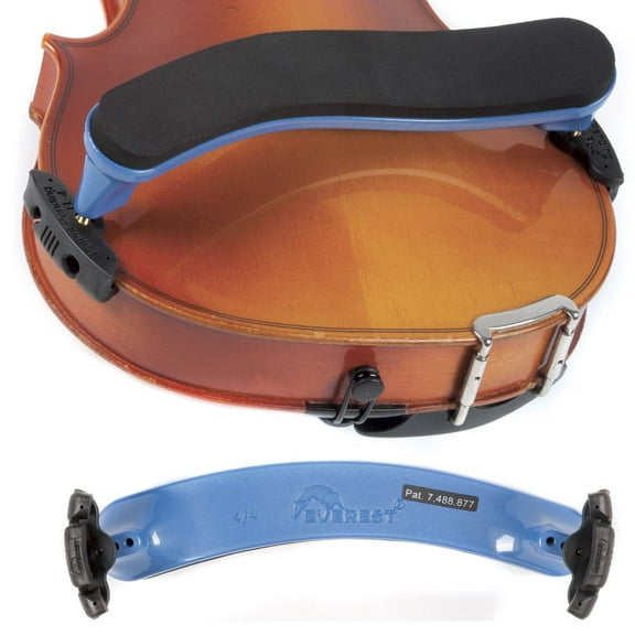 Everest ES 4/4 Violin Blue Shoulder Rest