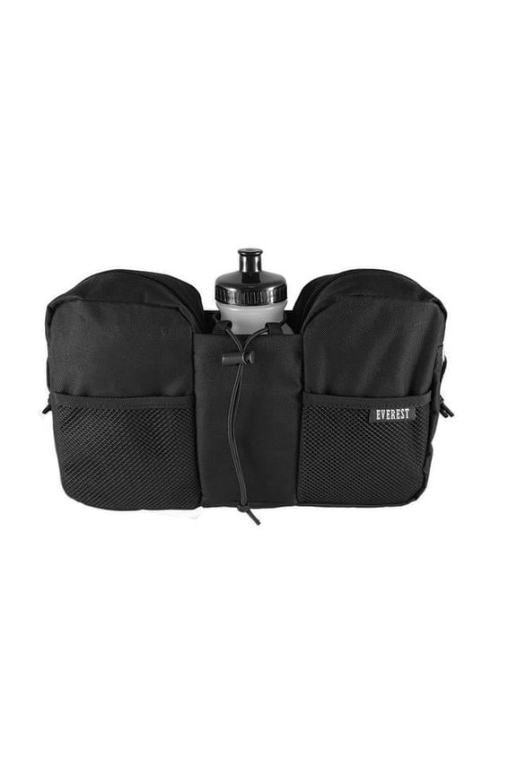 Essential Hydration Waist Pack, Black - 2.5 x 7 x 12 in.