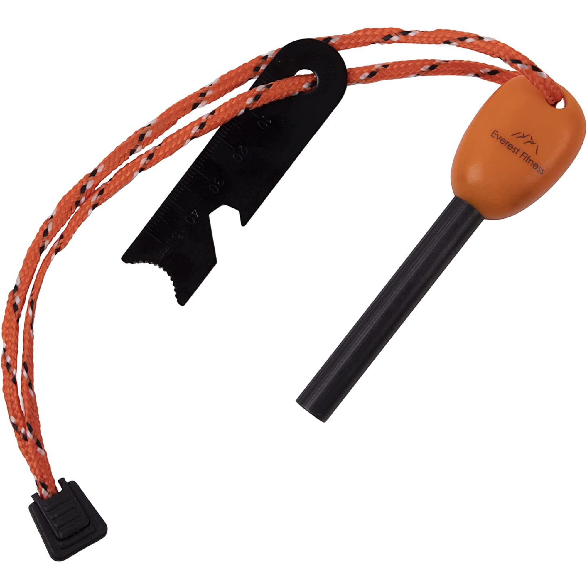 Everest Fitness Flint and Steel Fire Starter Ferro Rod for Survival