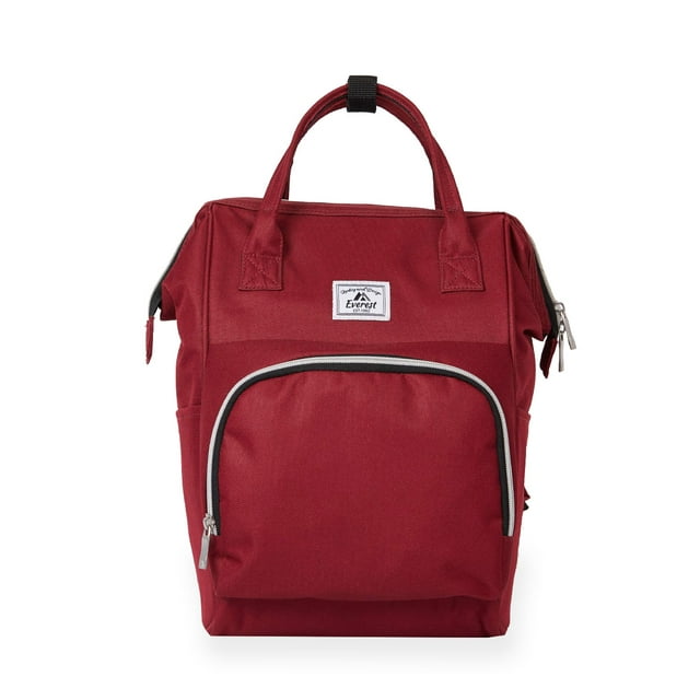 Everest Friendly Mini Handbag Backpack, Burgundy Red