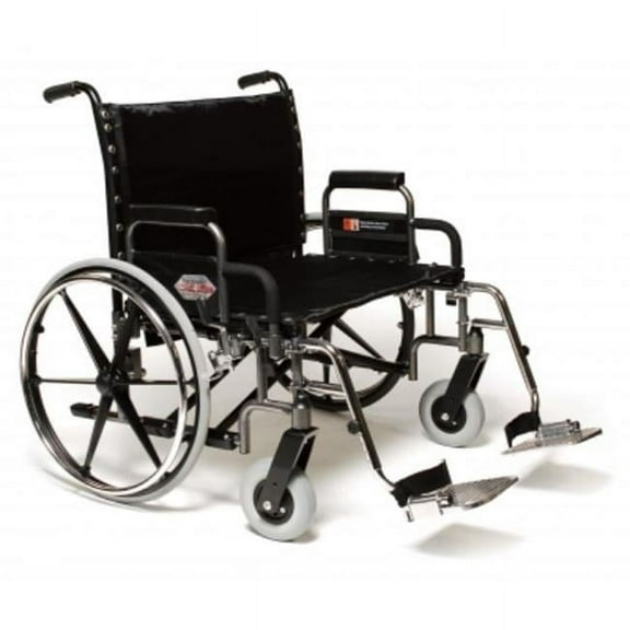 Everest & Jennings Paramount XD Bariatric Wheelchair, 650 lb. Weight Capacity, 30" Wide Seat
