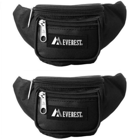 Everest Kid Size - Signature Waist Pack - Black Set of Two