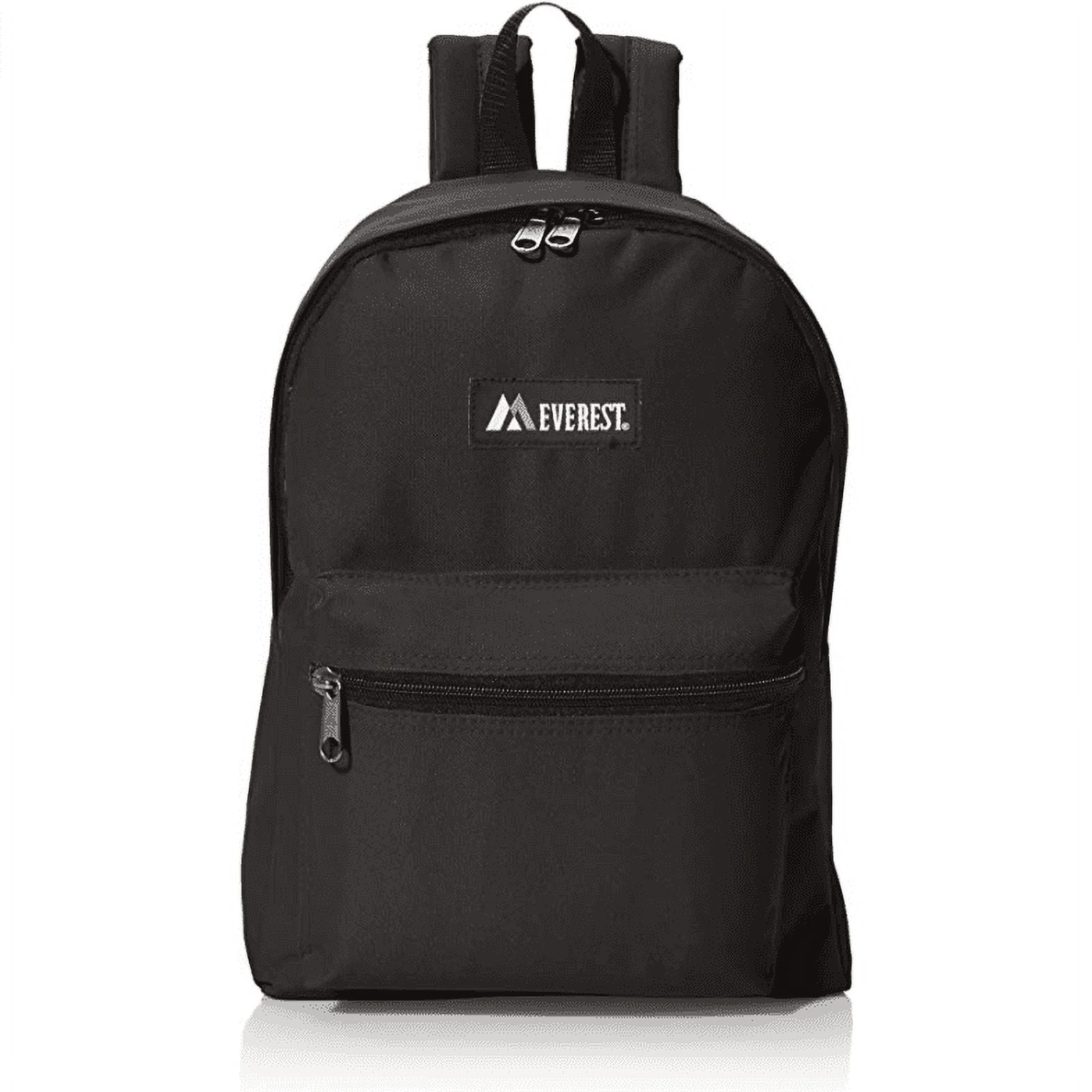 Everest Luggage Basic Backpack, Black, Medium