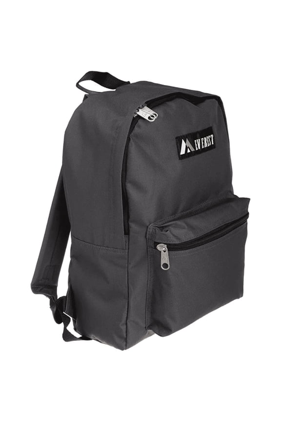 Everest Luggage Basic Backpack, Charcoal, Medium