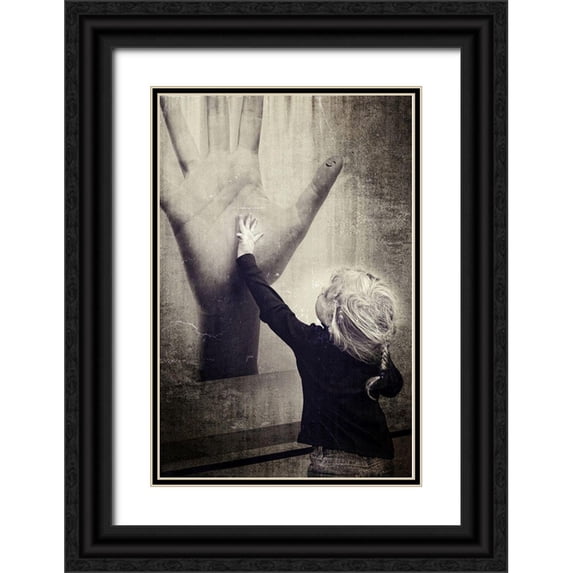 Everest, Marta 13x18 Black Ornate Wood Framed with Double Matting Museum Art Print Titled - Untitled