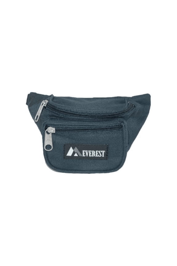 Multiple Pocket Fanny Waist Pack Color: Black