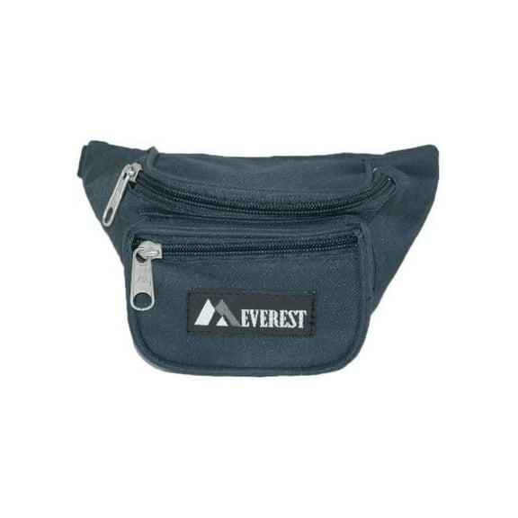 Everest Multiple Pocket Fanny Waist Pack Color: Black