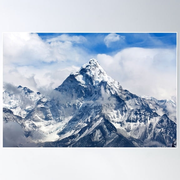 Everest Poster Wall Art, Modern Wall Decor For Living Room Bedroom, 16x24 UNFRAMED