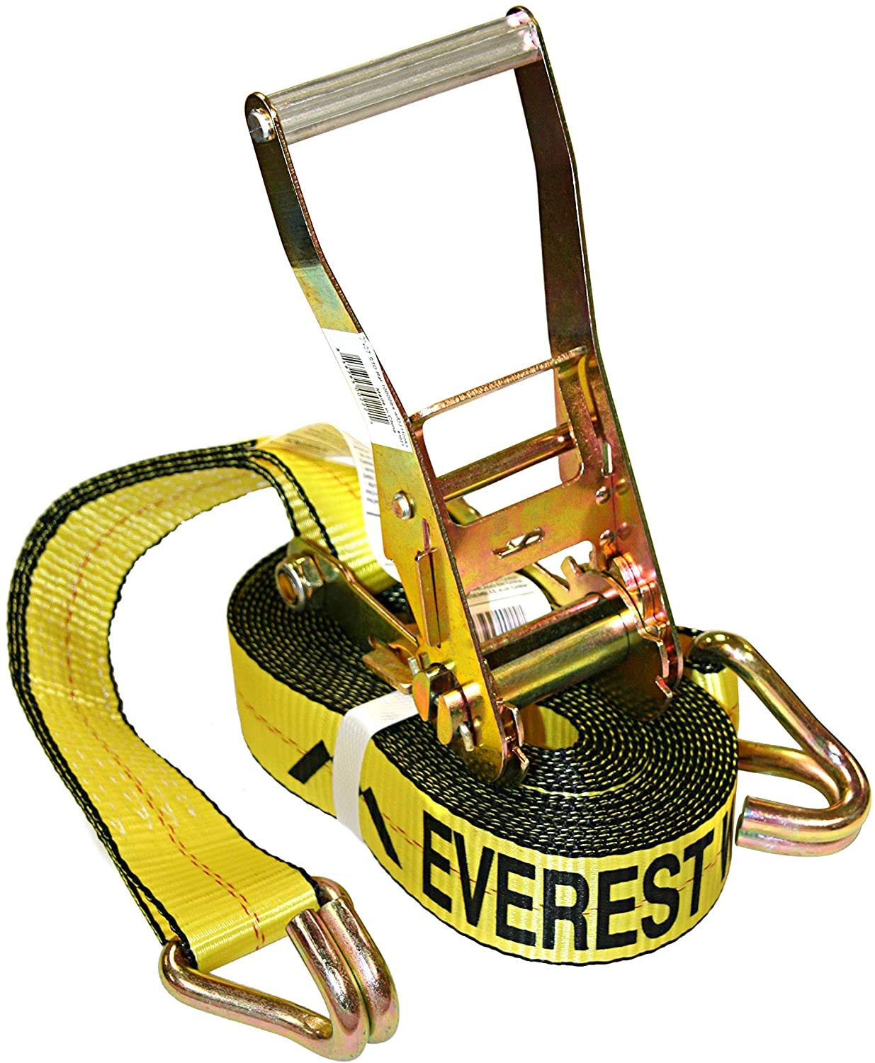 Everest Premium Ratchet Tie Down PK IN 27 FT 3333 LBS Working  Load 10000 LBS Break Strength Double J Hook Cargo Straps Perfect for Moving  Appliances, Lawn Equipment and Motorcycles