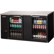 Everest Refrigeration EBB69G-24 Back Bar Cooler Cabinet 2 Glass Doors, 115v, NSF - 20 cu. ft.