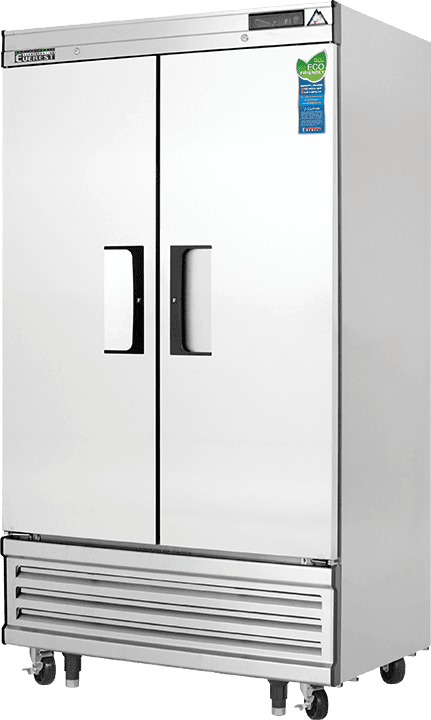 Everest Refrigeration EBNF2 Reach-in Freezer 2 Glass Doors, 115v, NSF ...