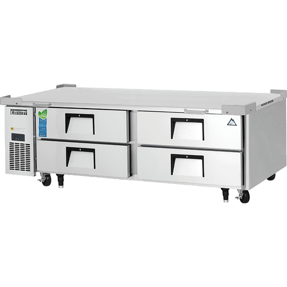 Everest Refrigeration ECB72D4 72" Chef Base 4 Drawers 1084 lbs Weight Capacity, 115v, NSF