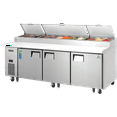 Everest Refrigeration EPPR3 Swing Top Pizza Prep Table 12 Pans, 115v