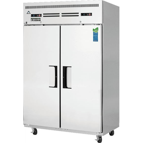 Everest Refrigeration ESRF2A 49-5/8' Two-Door Solid Door Upright Reach-in Dual Temp Refrigerator/Freezer Combo, NSF