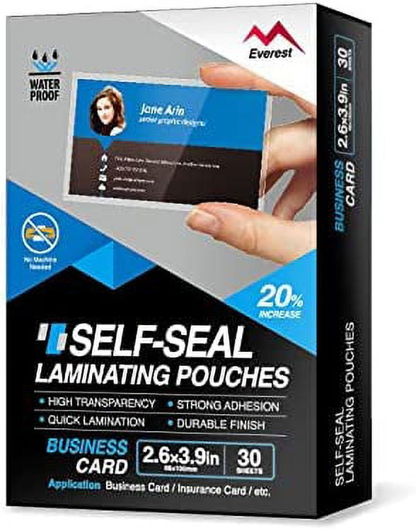 Scotch Self-Seal Laminating Pouches, 10 Count, 8.5 x 11 