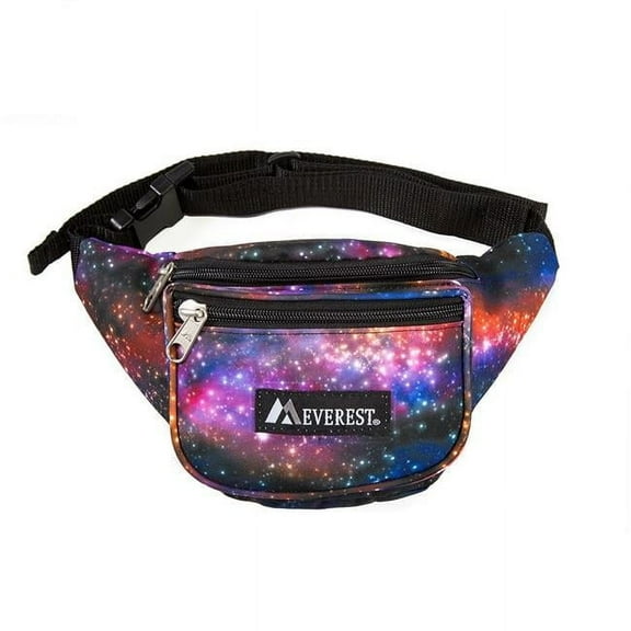Everest  Signature Pattern Waist Pack, Galaxy
