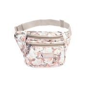 Everest Signature Patterned Unisex Fanny Pack, Black