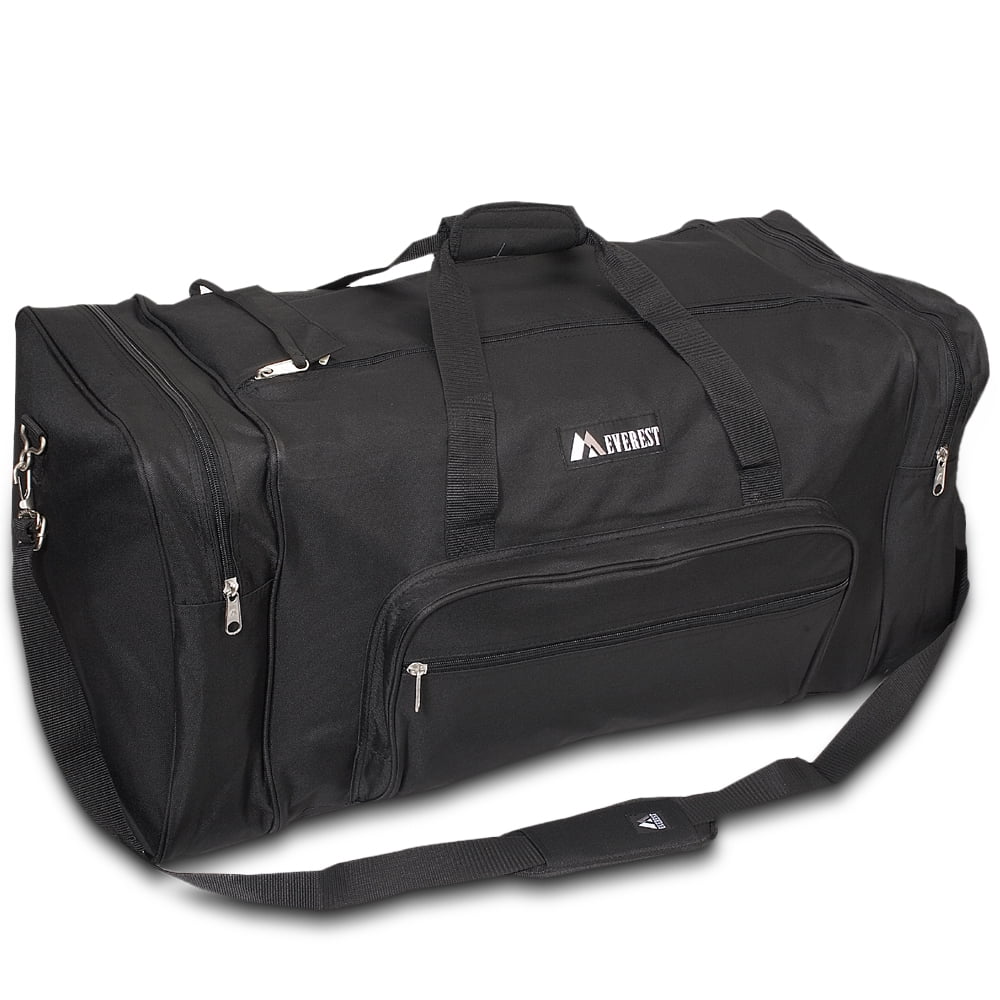 Everest Unisex 20 in Classic Gear Duffel Bag, Black