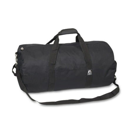 Everest Unisex 23-Inch Round Duffel Bag Black