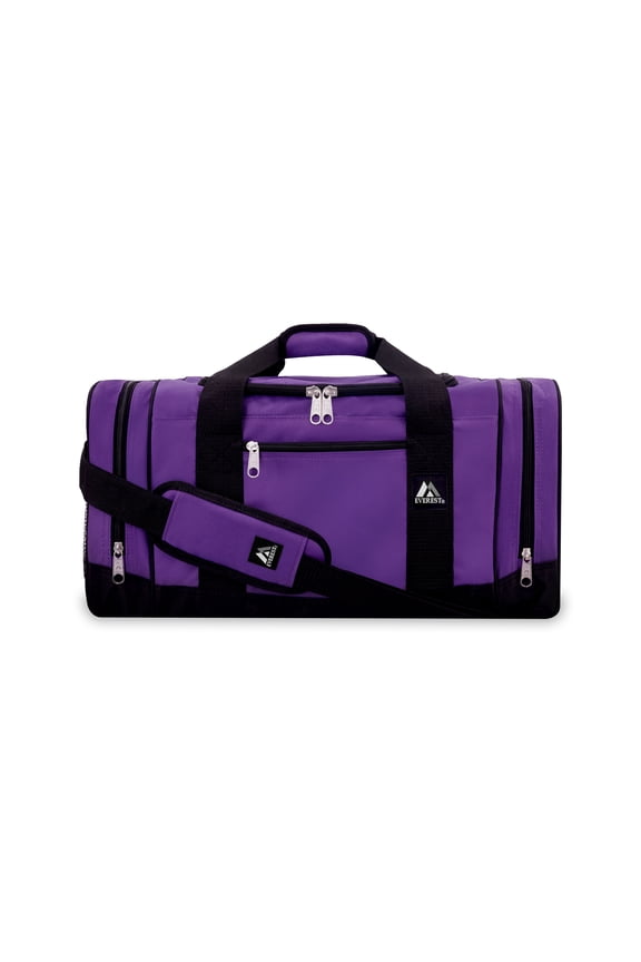 Unisex 30 in Sporty Gear Duffel Bag, Dark Purple