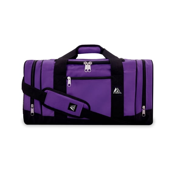 Everest Unisex 30 in Sporty Gear Duffel Bag, Dark Purple