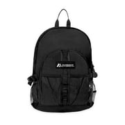 Everest Unisex Backpack with Dual Mesh Pocket 19", Black