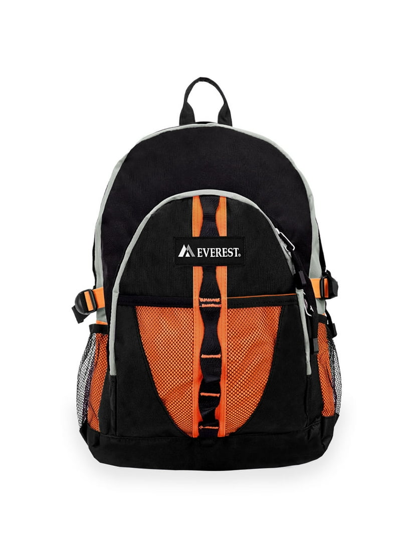 Orange and Black Women\'s Backpack Racer Haircalf Mini: Women main image 4
