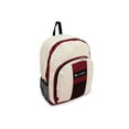 thumbnail image 1 of Everest Unisex Backpack with Front and Side Pockets, Burgundy Beige, 1 of 6