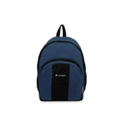 Everest Unisex Backpack with Front and Side Pockets, Navy Blue