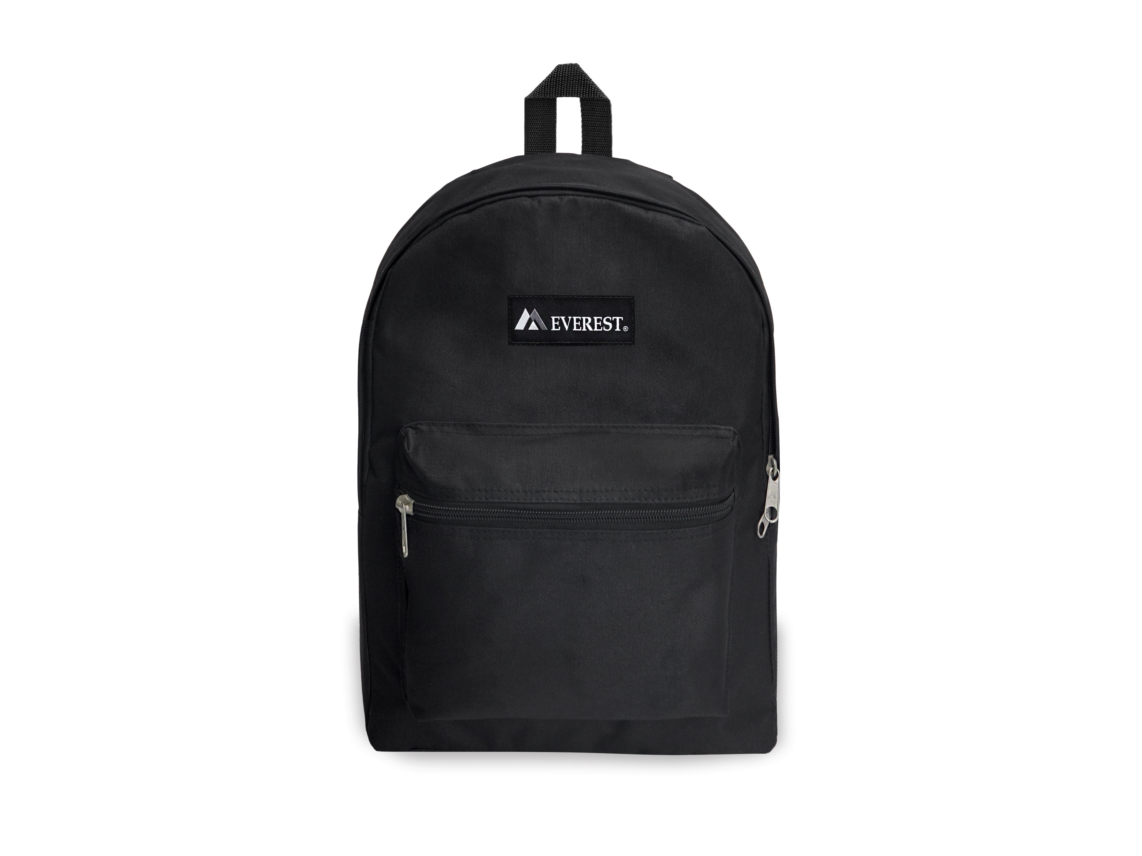 Everest Unisex Standard Backpack Black Walmart