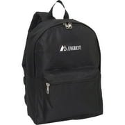 Everest Unisex Basic 15" Backpack, Black