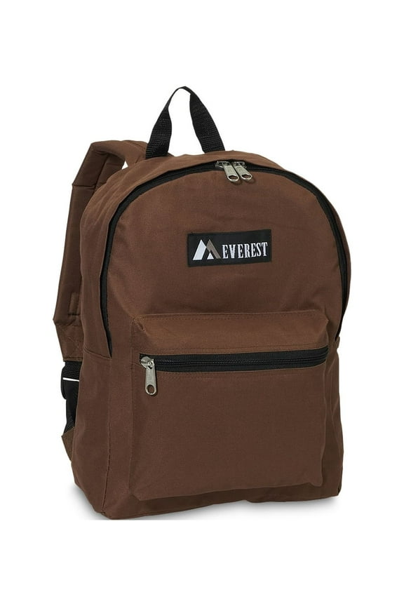 Unisex Basic 15" Backpack, Brown