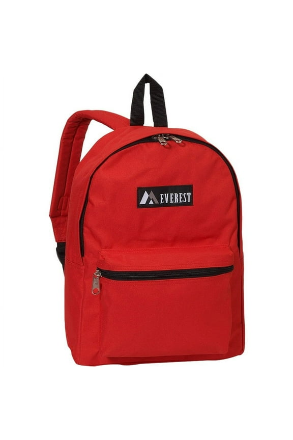 Unisex Basic 15" Backpack Red
