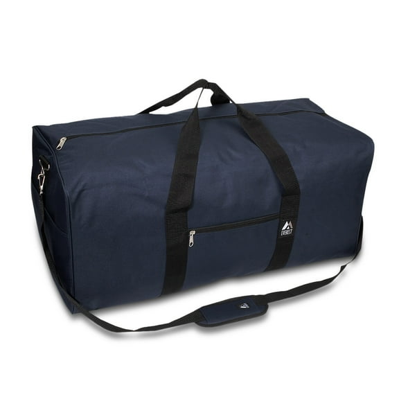 Everest Unisex Basic Gear Duffle Bag, Large Navy Blue