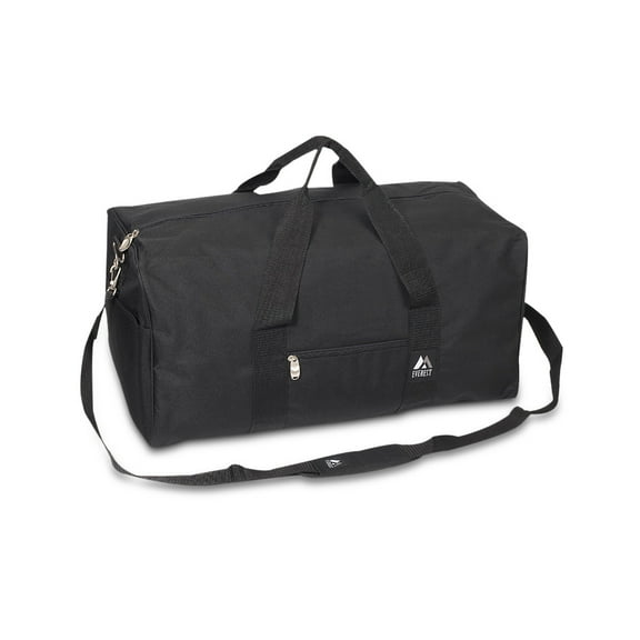Everest Unisex Basic Gear Duffle Bag, Medium Black