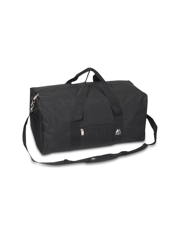 Unisex Basic Gear Duffle Bag, Medium Black