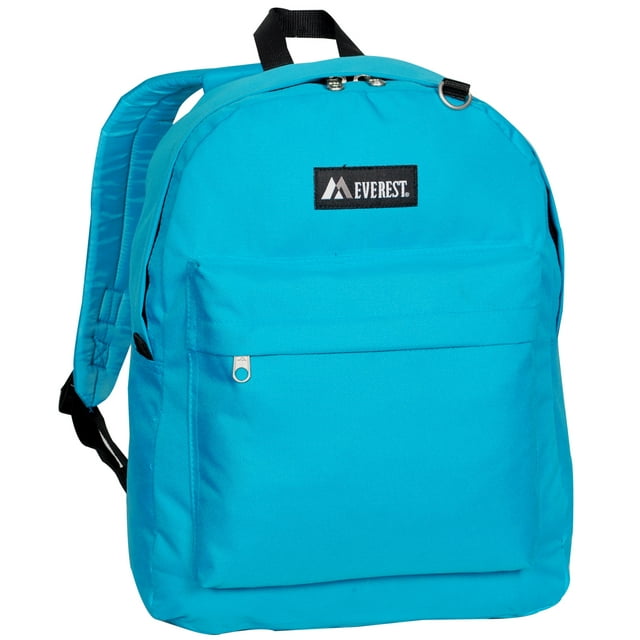 Everest Unisex Classic School Backpack 16" Turquoise