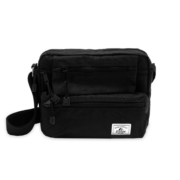 Everest Unisex Cross Body Bag Black