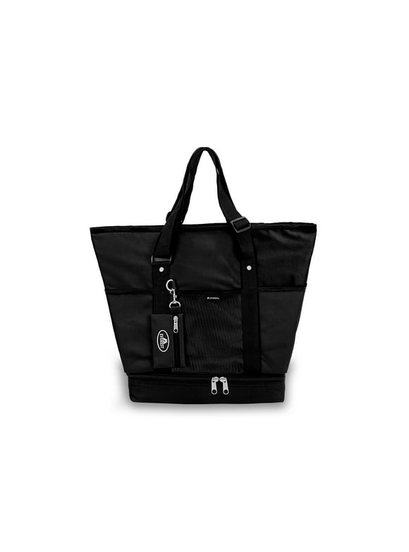 Everest Unisex Deluxe Shopping Tote Bag Black