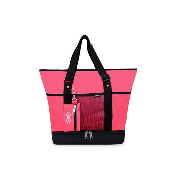 Everest Unisex Deluxe Shopping Tote Bag Hot Pink