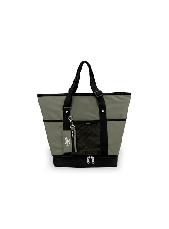 Everest Unisex Deluxe Shopping Tote Bag Khaki
