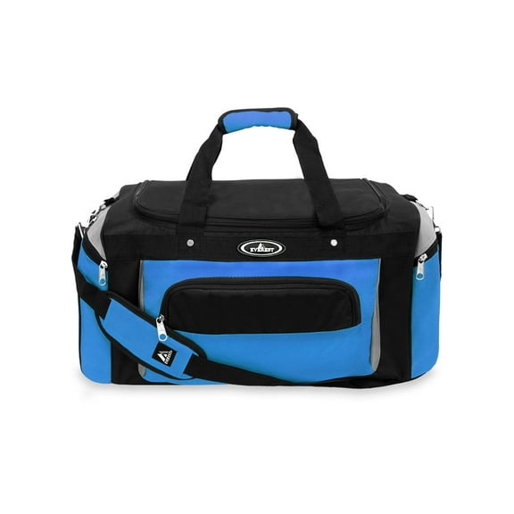 Everest Unisex Deluxe Sports Duffel Bag Royal Blue