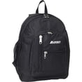 thumbnail image 1 of Everest Unisex Double Compartment 18" Backpack, Black, 1 of 4