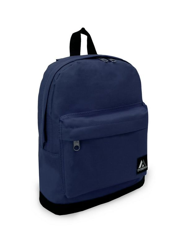 Everest Unisex Junior School Backpack 13", Navy Blue Black