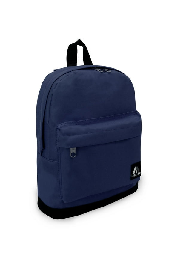 Unisex Junior School Backpack 13", Navy Blue Black