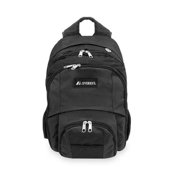 Everest Unisex Laptop Computer Backpack, Black
