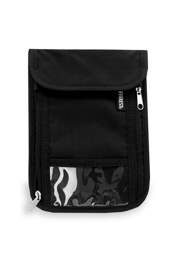 Unisex Neck Pouch Black